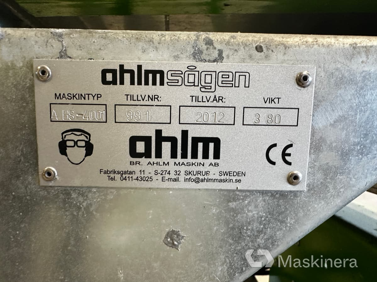 Såg Ahlm Sågen ABS 4001 - מכונת עיבוד עץ: תמונה 5 Såg Ahlm Sågen ABS 4001 - מכונת עיבוד עץ: תמונה 5