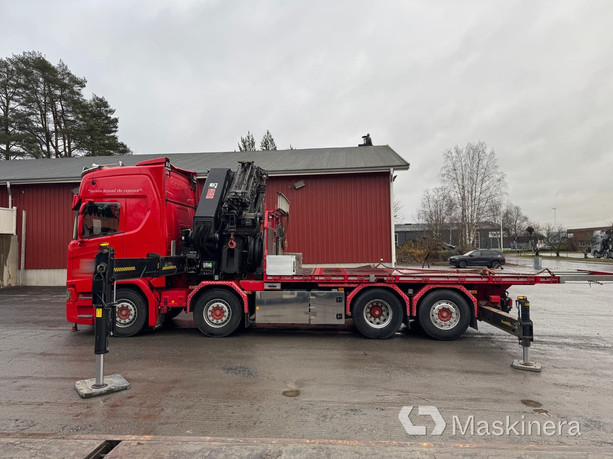 Scania R520B8X2*6NB Kranbil Scania R520 - משאית צד נופל/ שטוחה, משאית מנוף: תמונה 2 Scania R520B8X2*6NB Kranbil Scania R520 - משאית צד נופל/ שטוחה, משאית מנוף: תמונה 2