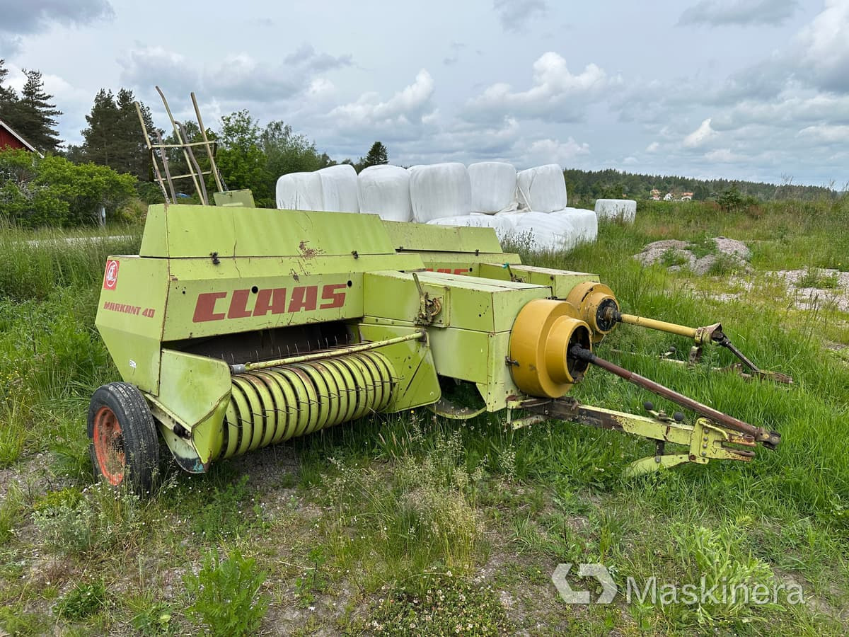 Småbalspress Claas Markant 40 - מכונת צרור מרובעת: תמונה 1 Småbalspress Claas Markant 40 - מכונת צרור מרובעת: תמונה 1