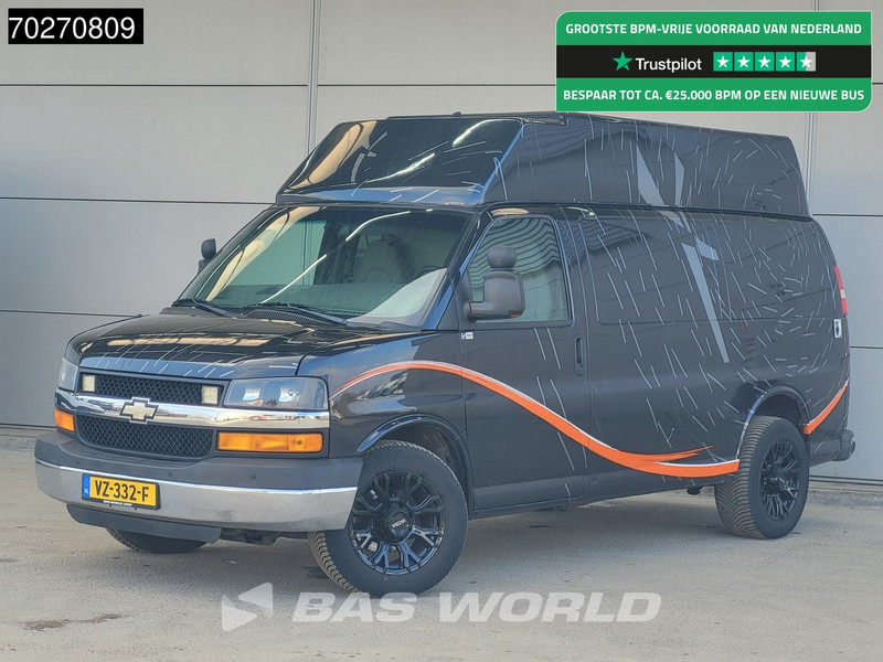 Chevrolet Chevy Van 6.0L V8 MARGE LPG Chevy Van Camper Basis APK 10-2025 GMC Savana 230V aansluiting Airco Camera Cruise 8m3 Airco Trekhaak Cruise c - כלי רכב מסחרי קטן: תמונה 1 Chevrolet Chevy Van 6.0L V8 MARGE LPG Chevy Van Camper Basis APK 10-2025 GMC Savana 230V aansluiting Airco Camera Cruise 8m3 Airco Trekhaak Cruise c - כלי רכב מסחרי קטן: תמונה 1