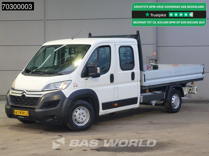 Citroën Jumper 130PK Open Laadbak Dubbel Cabine Euro6 Tipper Benne Kieper - כלי רכב מסחרי במיטה שטוחה: תמונה 1 Citroën Jumper 130PK Open Laadbak Dubbel Cabine Euro6 Tipper Benne Kieper - כלי רכב מסחרי במיטה שטוחה: תמונה 1
