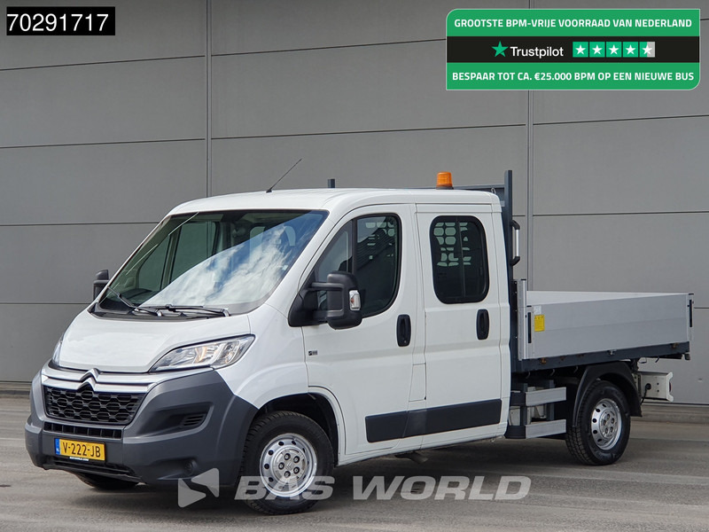 Citroën Jumper 130PK Open Laadbak Dubbel Cabine Trekhaak Euro6 Pritsche Pickup Open Box 2m3 Trekhaak - כלי רכב מסחרי במיטה שטוחה: תמונה 1 Citroën Jumper 130PK Open Laadbak Dubbel Cabine Trekhaak Euro6 Pritsche Pickup Open Box 2m3 Trekhaak - כלי רכב מסחרי במיטה שטוחה: תמונה 1