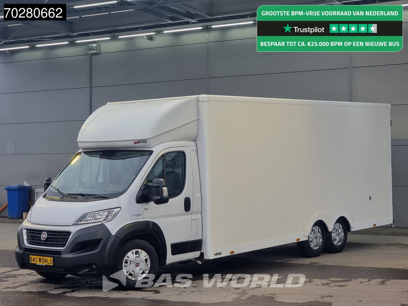 Fiat Ducato 130pk 30m3 XXL Bakwagen B rijbewijs 6m Baklengte Airco Cruise Meubelbak Koffer Gesloten laadbak Airco Cruise control - כלי רכב מסחרי עם תיבה: תמונה 1 Fiat Ducato 130pk 30m3 XXL Bakwagen B rijbewijs 6m Baklengte Airco Cruise Meubelbak Koffer Gesloten laadbak Airco Cruise control - כלי רכב מסחרי עם תיבה: תמונה 1