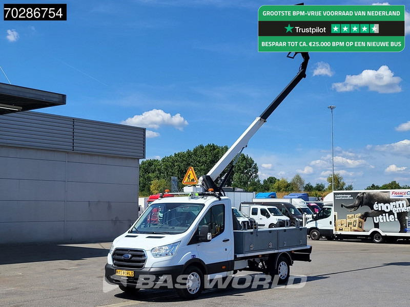 Ford Transit 130pk Hoogwerker 11meter Werkhoogte Trekhaak Airco Cruise Euro6 Nacelle Arbeitsbühne 1Personen Trekhaak Cruise control - כלי רכב מסחרי: תמונה 1 Ford Transit 130pk Hoogwerker 11meter Werkhoogte Trekhaak Airco Cruise Euro6 Nacelle Arbeitsbühne 1Personen Trekhaak Cruise control - כלי רכב מסחרי: תמונה 1