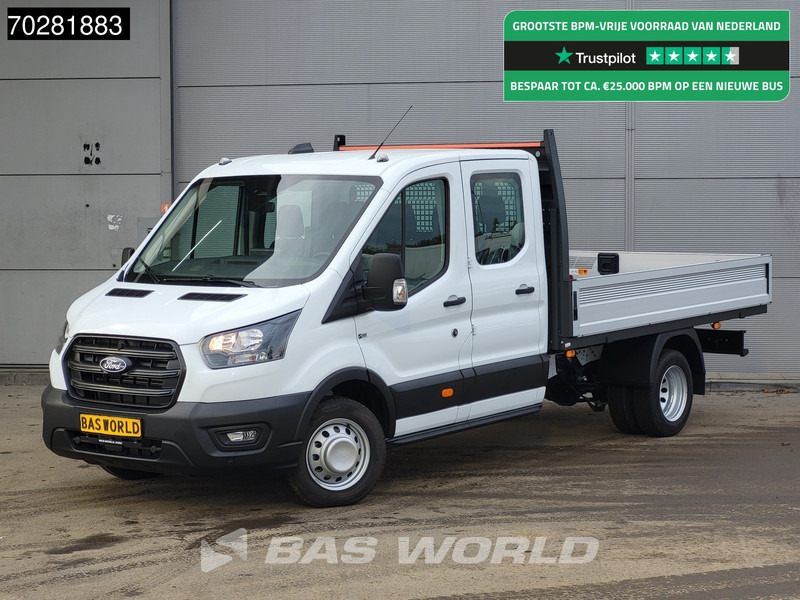 Ford Transit 165pk Automaat Dubbel Cabine Open Laadbak 3,5t Trekhaak Dubbellucht 165PK Airco Cruise Camera Parkeersensoren Euro6 Pritsche Pic - כלי רכב מסחרי במיטה שטוחה: תמונה 1 Ford Transit 165pk Automaat Dubbel Cabine Open Laadbak 3,5t Trekhaak Dubbellucht 165PK Airco Cruise Camera Parkeersensoren Euro6 Pritsche Pic - כלי רכב מסחרי במיטה שטוחה: תמונה 1
