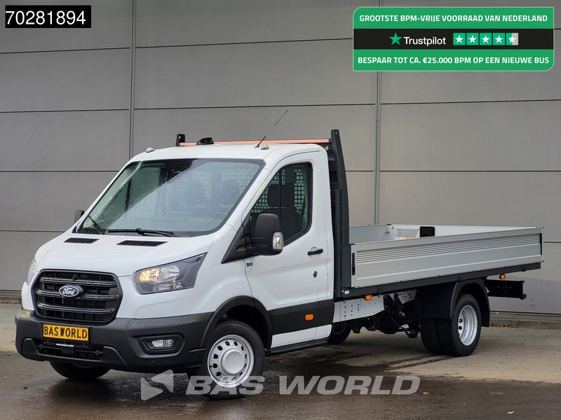 Ford Transit 165pk Open Laadbak 3,5t Trekhaak Dubbellucht Airco Cruise Camera Parkeersensoren Euro6 Pritsche Pickup Airco Trekhaak Cruise con - כלי רכב מסחרי במיטה שטוחה: תמונה 1 Ford Transit 165pk Open Laadbak 3,5t Trekhaak Dubbellucht Airco Cruise Camera Parkeersensoren Euro6 Pritsche Pickup Airco Trekhaak Cruise con - כלי רכב מסחרי במיטה שטוחה: תמונה 1