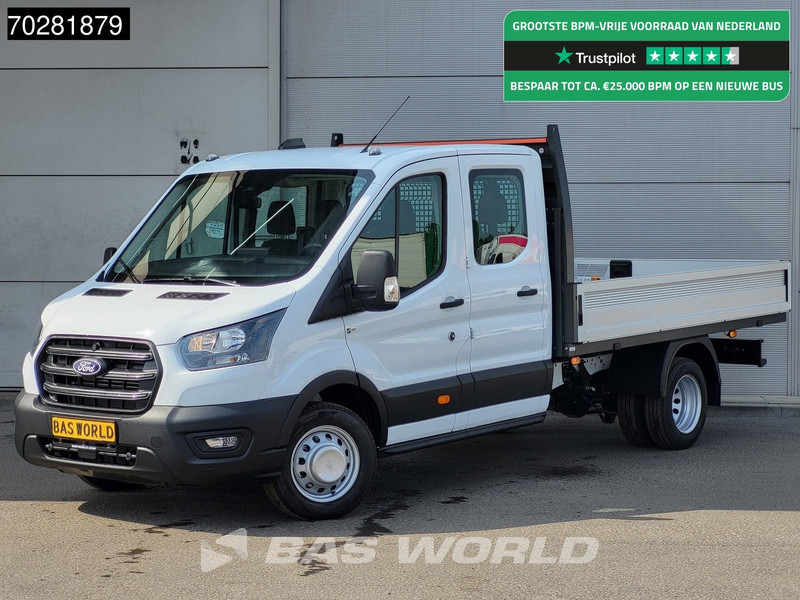 Ford Transit 170pk Automaat Dubbel Cabine 3500kg Trekhaak Open Laadbak Pritsche SYNC4 scherm CarPlay Camera Airco Trekhaak Cruise control - כלי רכב מסחרי במיטה שטוחה: תמונה 1 Ford Transit 170pk Automaat Dubbel Cabine 3500kg Trekhaak Open Laadbak Pritsche SYNC4 scherm CarPlay Camera Airco Trekhaak Cruise control - כלי רכב מסחרי במיטה שטוחה: תמונה 1