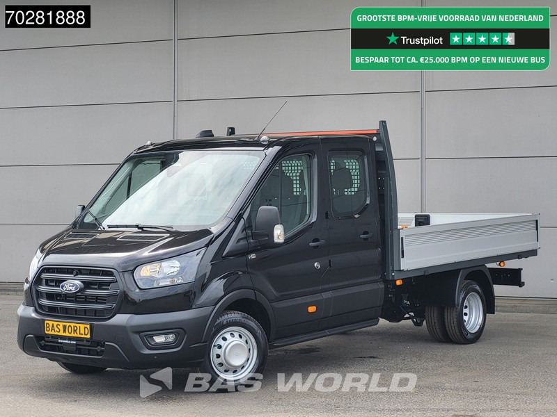 Ford Transit 170pk Automaat Dubbel Cabine 3500kg Trekhaak Open Laadbak Pritsche SYNC4 scherm CarPlay Camera Airco Trekhaak Cruise control - כלי רכב מסחרי במיטה שטוחה: תמונה 1 Ford Transit 170pk Automaat Dubbel Cabine 3500kg Trekhaak Open Laadbak Pritsche SYNC4 scherm CarPlay Camera Airco Trekhaak Cruise control - כלי רכב מסחרי במיטה שטוחה: תמונה 1