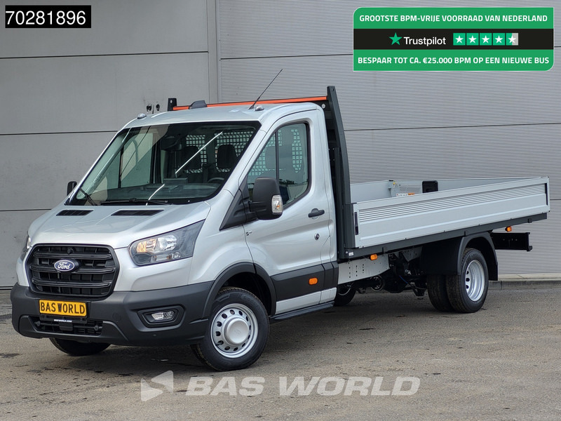 Ford Transit 170pk Open Laadbak 3,5t Trekhaak Airco Cruise Camera Parkeersensoren Euro6 Pritsche Open Box Airco Trekhaak Cruise control - כלי רכב מסחרי במיטה שטוחה: תמונה 1 Ford Transit 170pk Open Laadbak 3,5t Trekhaak Airco Cruise Camera Parkeersensoren Euro6 Pritsche Open Box Airco Trekhaak Cruise control - כלי רכב מסחרי במיטה שטוחה: תמונה 1