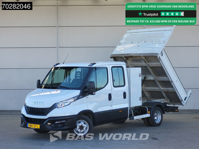 Iveco Daily 35C14 Open Laadbak met Kist Dubbel Cabine Dubbellucht 3,5t Trekhaak Airco Cruise Euro6 Pritsche Pickup Open Box Airco Dubbel cab - כלי רכב מסחרי במיטה שטוחה: תמונה 1 Iveco Daily 35C14 Open Laadbak met Kist Dubbel Cabine Dubbellucht 3,5t Trekhaak Airco Cruise Euro6 Pritsche Pickup Open Box Airco Dubbel cab - כלי רכב מסחרי במיטה שטוחה: תמונה 1