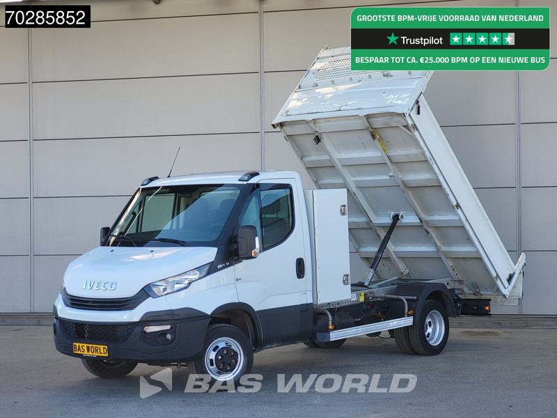 Iveco Daily 35C14 Open Laadbak met Kist Dubbellucht 3,5t Trekhaak Airco Cruise Euro6 Pritsche Pickup Open Box Airco Trekhaak Cruise control - כלי רכב מסחרי במיטה שטוחה: תמונה 1 Iveco Daily 35C14 Open Laadbak met Kist Dubbellucht 3,5t Trekhaak Airco Cruise Euro6 Pritsche Pickup Open Box Airco Trekhaak Cruise control - כלי רכב מסחרי במיטה שטוחה: תמונה 1
