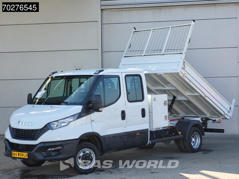 Iveco Daily 35C16 3.0L Dubbel Cabine Kipper met Kist 3,5t trekhaak Tipper Benne Kieper Airco Dubbel cabine Trekhaak Cruise control - כלי רכב מסחרי מזהיר: תמונה 1 Iveco Daily 35C16 3.0L Dubbel Cabine Kipper met Kist 3,5t trekhaak Tipper Benne Kieper Airco Dubbel cabine Trekhaak Cruise control - כלי רכב מסחרי מזהיר: תמונה 1