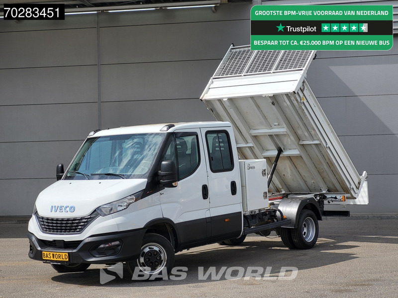 Iveco Daily 35C16 3.0L Kipper met Kist Dubbel Cabine Dubbellucht 3,5t Trekhaak Airco Cruise Euro6 Kieper Tipper Benne Airco Trekhaak Cruise - כלי רכב מסחרי מזהיר: תמונה 1 Iveco Daily 35C16 3.0L Kipper met Kist Dubbel Cabine Dubbellucht 3,5t Trekhaak Airco Cruise Euro6 Kieper Tipper Benne Airco Trekhaak Cruise - כלי רכב מסחרי מזהיר: תמונה 1
