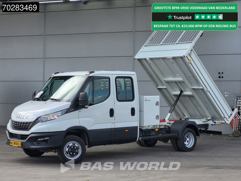 Iveco Daily 35C16 3.0L Kipper met Kist Dubbel Cabine Dubbellucht 3,5t Trekhaak Navi Airco Cruise Camera Euro6 Kieper Tipper Benne 2m3 Airco - כלי רכב מסחרי מזהיר: תמונה 1 Iveco Daily 35C16 3.0L Kipper met Kist Dubbel Cabine Dubbellucht 3,5t Trekhaak Navi Airco Cruise Camera Euro6 Kieper Tipper Benne 2m3 Airco - כלי רכב מסחרי מזהיר: תמונה 1