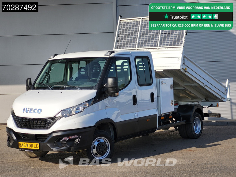 Iveco Daily 35C16 3.0L Kipper met Kist Dubbel Cabine Dubbellucht 3,5t Trekhaak Navi Airco Cruise Camera Euro6 Tipper Benne Kieper 2m3 Airco - כלי רכב מסחרי מזהיר: תמונה 1 Iveco Daily 35C16 3.0L Kipper met Kist Dubbel Cabine Dubbellucht 3,5t Trekhaak Navi Airco Cruise Camera Euro6 Tipper Benne Kieper 2m3 Airco - כלי רכב מסחרי מזהיר: תמונה 1