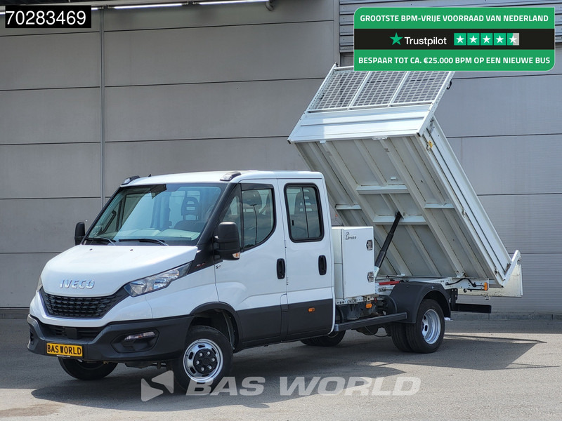 Iveco Daily 35C16 Kipper met Kist Dubbel Cabine Dubbellucht 3,5t Trekhaak Navi Airco Cruise Camera Euro6 Kieper Tipper Benne 2m3 Airco Trekh - כלי רכב מסחרי מזהיר: תמונה 1 Iveco Daily 35C16 Kipper met Kist Dubbel Cabine Dubbellucht 3,5t Trekhaak Navi Airco Cruise Camera Euro6 Kieper Tipper Benne 2m3 Airco Trekh - כלי רכב מסחרי מזהיר: תמונה 1