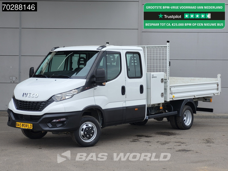 Iveco Daily 35C16 Open Laadbak met Kist Dubbel Cabine Dubbellucht 3,5t Trekhaak Navi Airco Cruise Camera Euro6 Pritsche Pickup Open Box 2m3 - כלי רכב מסחרי במיטה שטוחה: תמונה 1 Iveco Daily 35C16 Open Laadbak met Kist Dubbel Cabine Dubbellucht 3,5t Trekhaak Navi Airco Cruise Camera Euro6 Pritsche Pickup Open Box 2m3 - כלי רכב מסחרי במיטה שטוחה: תמונה 1