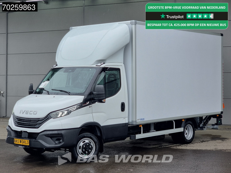 חָדָשׁ כלי רכב מסחרי עם תיבה Iveco Daily 35C18 3.0L Automaat Luchtvering Zijdeur Laadklep Bakwagen Navi LED Koffer Gesloten laadbak Bakwagen 22m3 Airco Cruise control: תמונה 1