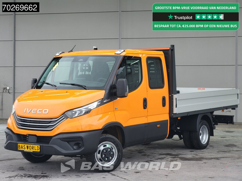 Iveco Daily 35C21 3.0 210PK 2025model Dubbel Cabine Open laadbak 3.5t Trekhaak CarPlay ACC LED Pritsche Pickup Airco Dubbel cabine Trekhaak - כלי רכב מסחרי במיטה שטוחה: תמונה 1 Iveco Daily 35C21 3.0 210PK 2025model Dubbel Cabine Open laadbak 3.5t Trekhaak CarPlay ACC LED Pritsche Pickup Airco Dubbel cabine Trekhaak - כלי רכב מסחרי במיטה שטוחה: תמונה 1