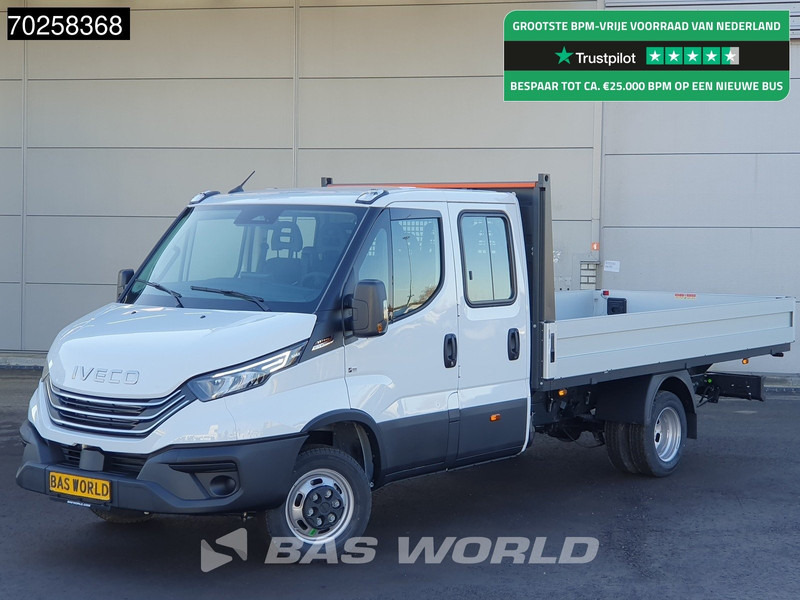 Iveco Daily 35C21 3.0L Automaat 210PK 2025-Model Open laadbak Dubbel Cabine Dubbellucht CarPlay ACC LED 3,5T Trekvermogen Euro6 Pritsche Pic - כלי רכב מסחרי במיטה שטוחה: תמונה 1 Iveco Daily 35C21 3.0L Automaat 210PK 2025-Model Open laadbak Dubbel Cabine Dubbellucht CarPlay ACC LED 3,5T Trekvermogen Euro6 Pritsche Pic - כלי רכב מסחרי במיטה שטוחה: תמונה 1