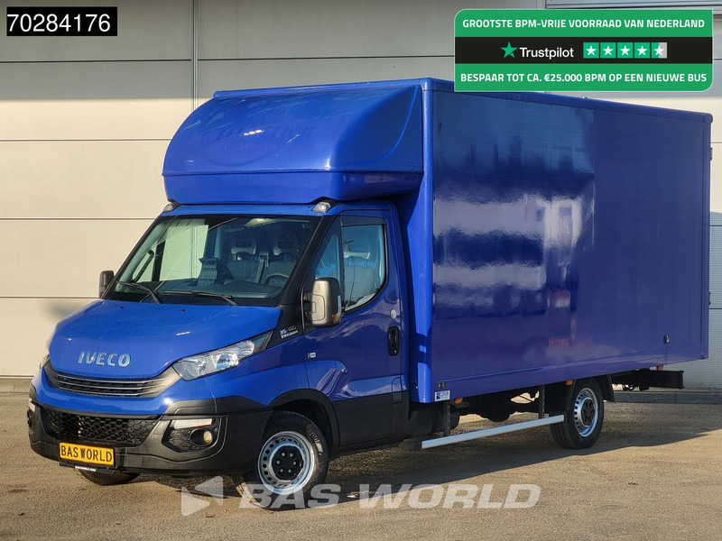 Iveco Daily 35S14 Automaat Bakwagen Achterdeuren 488cm lang! Airco Cruise Euro6 Meubelbak Koffer 24m3 Airco Cruise control - כלי רכב מסחרי עם תיבה: תמונה 1 Iveco Daily 35S14 Automaat Bakwagen Achterdeuren 488cm lang! Airco Cruise Euro6 Meubelbak Koffer 24m3 Airco Cruise control - כלי רכב מסחרי עם תיבה: תמונה 1