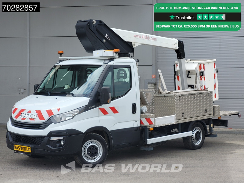 Iveco Daily 35S14 Hoogwerker Klubb 11meter werkhoogte Navi Airco Cruise Camera Euro6 Hubarbeitsbühne 1Personen Airco Cruise control - כלי רכב מסחרי: תמונה 1 Iveco Daily 35S14 Hoogwerker Klubb 11meter werkhoogte Navi Airco Cruise Camera Euro6 Hubarbeitsbühne 1Personen Airco Cruise control - כלי רכב מסחרי: תמונה 1