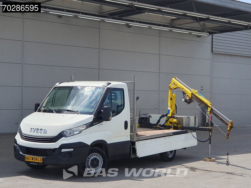 Iveco Daily 35S14 Kraanwagen Open Laadbak Hyva HA15 Euro6 3,5t Trekhaak Crane Kranwagen Kraan Pritsche Pickup Open Box Trekhaak - כלי רכב מסחרי במיטה שטוחה: תמונה 5 Iveco Daily 35S14 Kraanwagen Open Laadbak Hyva HA15 Euro6 3,5t Trekhaak Crane Kranwagen Kraan Pritsche Pickup Open Box Trekhaak - כלי רכב מסחרי במיטה שטוחה: תמונה 5