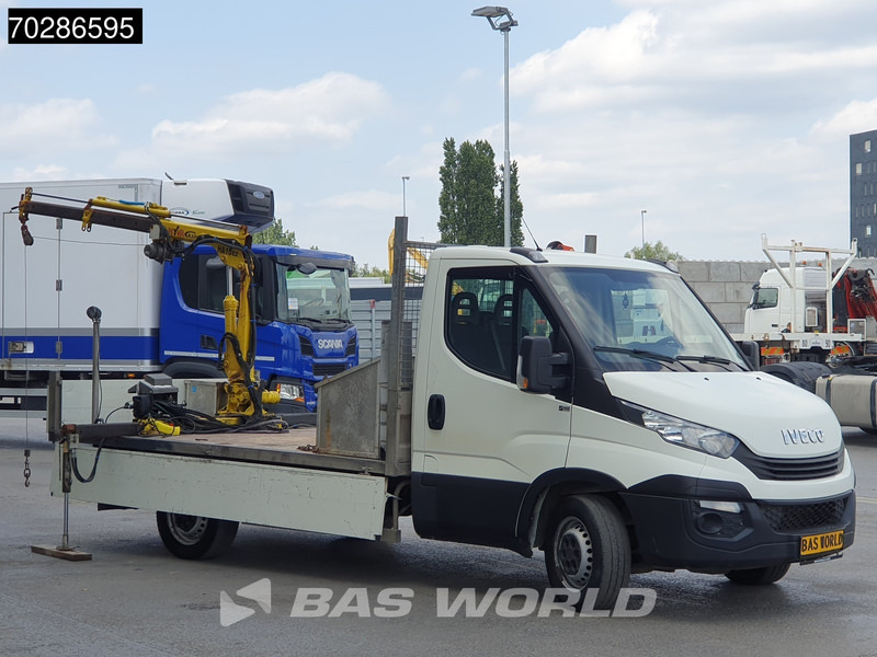 Iveco Daily 35S14 Open Laadbak Kraanwagen Hyva HA15 Euro6 3,5t Trekhaak Crane Kranwagen Pritsche Pickup Open Box Trekhaak - כלי רכב מסחרי במיטה שטוחה: תמונה 2 Iveco Daily 35S14 Open Laadbak Kraanwagen Hyva HA15 Euro6 3,5t Trekhaak Crane Kranwagen Pritsche Pickup Open Box Trekhaak - כלי רכב מסחרי במיטה שטוחה: תמונה 2
