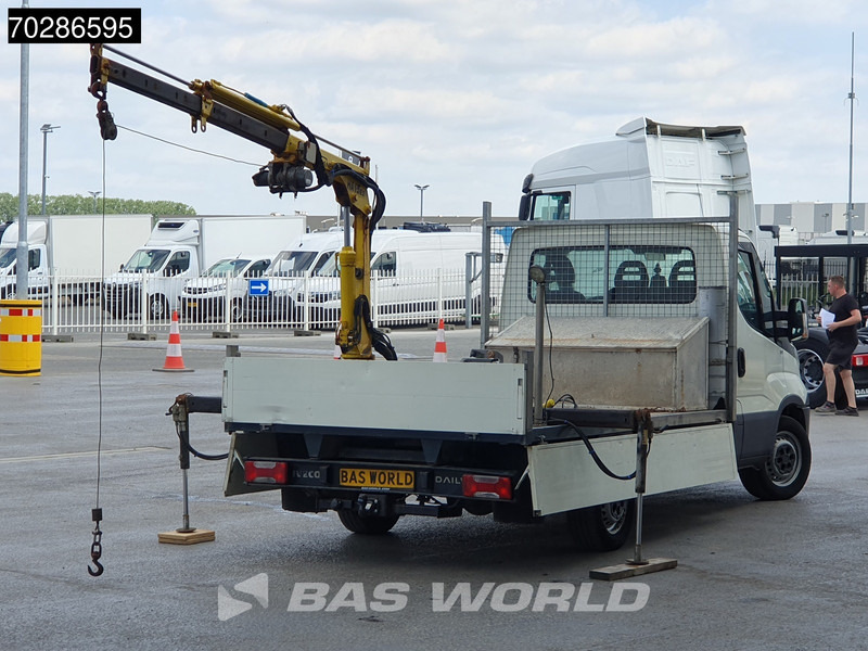 Iveco Daily 35S14 Open Laadbak Kraanwagen Hyva HA15 Euro6 3,5t Trekhaak Crane Kranwagen Pritsche Pickup Open Box Trekhaak - כלי רכב מסחרי במיטה שטוחה: תמונה 3 Iveco Daily 35S14 Open Laadbak Kraanwagen Hyva HA15 Euro6 3,5t Trekhaak Crane Kranwagen Pritsche Pickup Open Box Trekhaak - כלי רכב מסחרי במיטה שטוחה: תמונה 3
