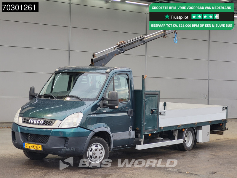 Iveco Daily 40C18 3.0L Kraanwagen Open Laadbak Hyya 017T 1320KG 3,5t Trekhaak Airco 180PK Kraan Cran Kranwagen Crane Pritsche Pickup Open Bo - כלי רכב מסחרי במיטה שטוחה: תמונה 1 Iveco Daily 40C18 3.0L Kraanwagen Open Laadbak Hyya 017T 1320KG 3,5t Trekhaak Airco 180PK Kraan Cran Kranwagen Crane Pritsche Pickup Open Bo - כלי רכב מסחרי במיטה שטוחה: תמונה 1
