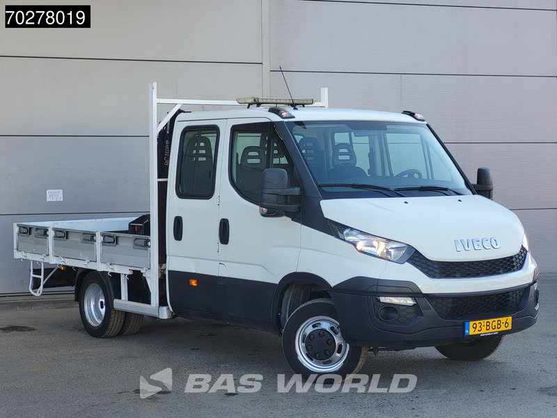 Iveco Daily 50C17 3.0L Automaat DC Open laadbak Kraan Hiab 017T-2 Airco APK 10-2025 Pickup Crane Kraanwagen Pritsche Airco Dubbel cabine - כלי רכב מסחרי במיטה שטוחה: תמונה 3 Iveco Daily 50C17 3.0L Automaat DC Open laadbak Kraan Hiab 017T-2 Airco APK 10-2025 Pickup Crane Kraanwagen Pritsche Airco Dubbel cabine - כלי רכב מסחרי במיטה שטוחה: תמונה 3