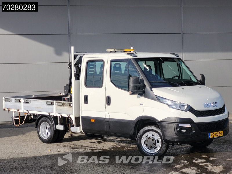 Iveco Daily 50C17 3,0L Automaat HIAB 017T-2 DC Open laadbak Dubbellucht Airco Euro6 Pickup Crane Kraanwagen Pritsche Airco Dubbel cabine - כלי רכב מסחרי במיטה שטוחה: תמונה 3 Iveco Daily 50C17 3,0L Automaat HIAB 017T-2 DC Open laadbak Dubbellucht Airco Euro6 Pickup Crane Kraanwagen Pritsche Airco Dubbel cabine - כלי רכב מסחרי במיטה שטוחה: תמונה 3