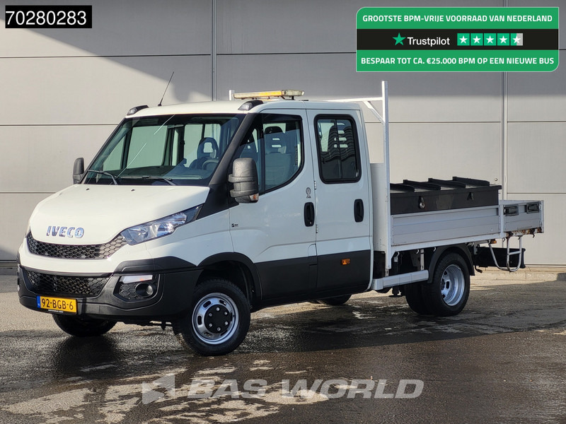 Iveco Daily 50C17 3,0L Automaat HIAB 017T-2 DC Open laadbak Dubbellucht Airco Euro6 Pickup Crane Kraanwagen Pritsche Airco Dubbel cabine - כלי רכב מסחרי במיטה שטוחה: תמונה 1 Iveco Daily 50C17 3,0L Automaat HIAB 017T-2 DC Open laadbak Dubbellucht Airco Euro6 Pickup Crane Kraanwagen Pritsche Airco Dubbel cabine - כלי רכב מסחרי במיטה שטוחה: תמונה 1
