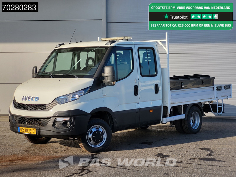 Iveco Daily 50C17 3,0L Automaat HIAB 017T-2 DC Open laadbak Kraan Dubbellucht Airco Euro6 Pickup Crane Kraanwagen Pritsche Airco Dubbel cabi - כלי רכב מסחרי במיטה שטוחה: תמונה 1 Iveco Daily 50C17 3,0L Automaat HIAB 017T-2 DC Open laadbak Kraan Dubbellucht Airco Euro6 Pickup Crane Kraanwagen Pritsche Airco Dubbel cabi - כלי רכב מסחרי במיטה שטוחה: תמונה 1