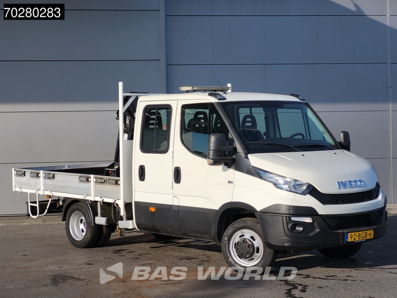 Iveco Daily 50C17 3,0L Automaat HIAB 017T-2 DC Open laadbak Kraan Dubbellucht Airco Euro6 Pickup Crane Kraanwagen Pritsche Airco Dubbel cabi - כלי רכב מסחרי במיטה שטוחה: תמונה 5 Iveco Daily 50C17 3,0L Automaat HIAB 017T-2 DC Open laadbak Kraan Dubbellucht Airco Euro6 Pickup Crane Kraanwagen Pritsche Airco Dubbel cabi - כלי רכב מסחרי במיטה שטוחה: תמונה 5