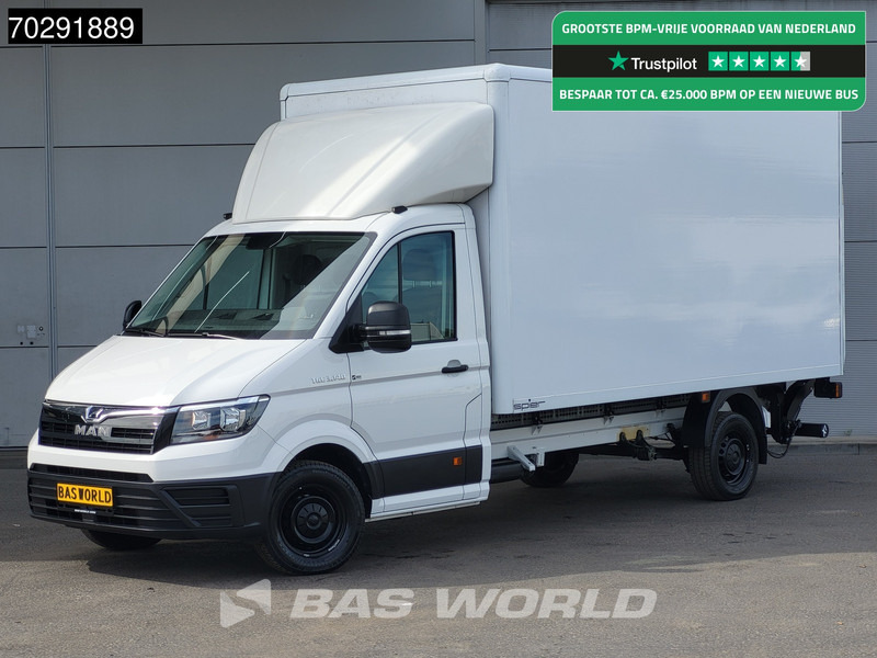 MAN TGE 3.140 Laadklep Automaat Bakwagen Airco Cruise Camera Euro6 Meubelbak Koffer 20m3 Airco Cruise control - כלי רכב מסחרי עם תיבה: תמונה 1 MAN TGE 3.140 Laadklep Automaat Bakwagen Airco Cruise Camera Euro6 Meubelbak Koffer 20m3 Airco Cruise control - כלי רכב מסחרי עם תיבה: תמונה 1