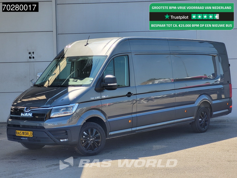 חָדָשׁ כלי רכב מסחרי עם לוח MAN TGE 3.180 4x4 Automaat 2025 Facelift L5H3 ACC LED Navi Airco Camera Parkeersensoren 4WD Allrad L5 Long 17m3: תמונה 1
