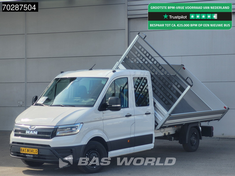 MAN TGE 3.180 Drie-Zijdige Automaat Kipper 2025-Facelift 180PK Trekhaak LED Airco Cruise Navi Euro6 Kipper Tipper Benne Kieper 3m3 Airco Trekh - כלי רכב מסחרי מזהיר: תמונה 1 MAN TGE 3.180 Drie-Zijdige Automaat Kipper 2025-Facelift 180PK Trekhaak LED Airco Cruise Navi Euro6 Kipper Tipper Benne Kieper 3m3 Airco Trekh - כלי רכב מסחרי מזהיר: תמונה 1