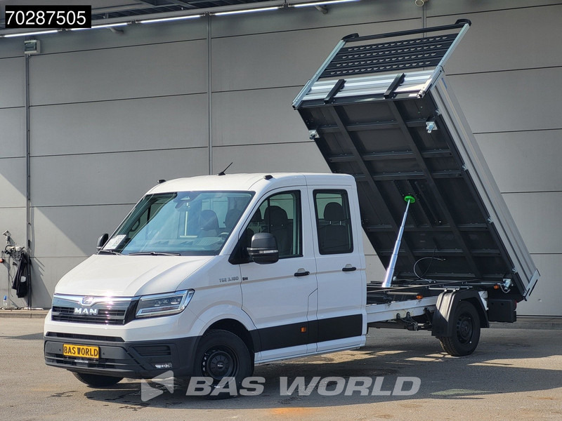 MAN TGE 3.180 Driezijdige Kipper Automaat Dubbel Cabine 2025 Facelift 180PK Trekhaak LED Navi ACC Airco Cruise Euro6 Kipper Tippe Benne Kieper - כלי רכב מסחרי מזהיר: תמונה 5 MAN TGE 3.180 Driezijdige Kipper Automaat Dubbel Cabine 2025 Facelift 180PK Trekhaak LED Navi ACC Airco Cruise Euro6 Kipper Tippe Benne Kieper - כלי רכב מסחרי מזהיר: תמונה 5