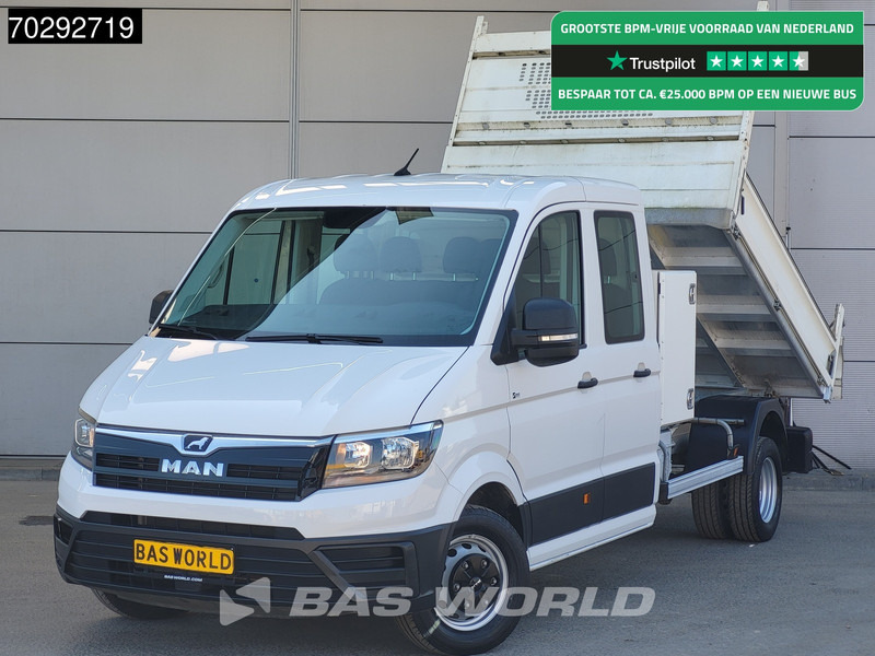 MAN TGE 5.120 COMING SOON! Kipper met Kist Dubbel Cabine Dubbellucht 3,5t Trekhaak Navi Airco Camera Euro6 Tipper Benne Kieper Airco Dubbel ca - כלי רכב מסחרי מזהיר: תמונה 1 MAN TGE 5.120 COMING SOON! Kipper met Kist Dubbel Cabine Dubbellucht 3,5t Trekhaak Navi Airco Camera Euro6 Tipper Benne Kieper Airco Dubbel ca - כלי רכב מסחרי מזהיר: תמונה 1