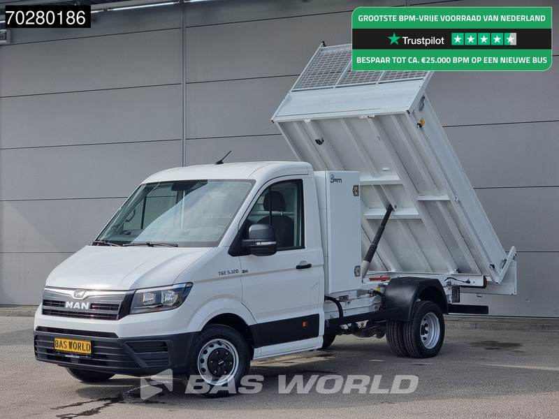 MAN TGE 5.120 Kipper Dubbellucht 3500kg trekhaak Navi Airco Cruise Tipper Benne Kieper Airco Cruise control - כלי רכב מסחרי מזהיר: תמונה 1 MAN TGE 5.120 Kipper Dubbellucht 3500kg trekhaak Navi Airco Cruise Tipper Benne Kieper Airco Cruise control - כלי רכב מסחרי מזהיר: תמונה 1