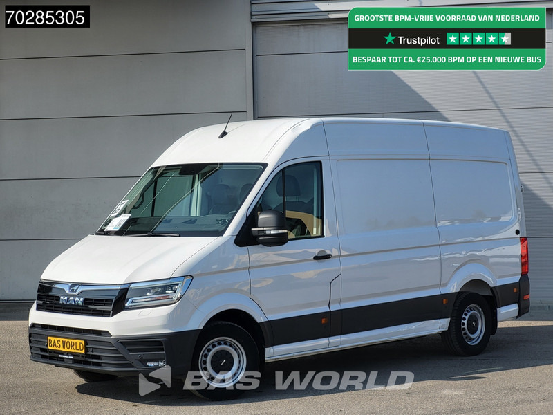 MAN TGE Elektrisch 115km WLTP 36kWh L3H3 Automaat LED Navi Airco Cruise Camera Parkeersensoren L2H2 8m3 Airco Cruise control - כלי רכב מסחרי עם לוח, כלי רכב מסחרי חשמלי: תמונה 1 MAN TGE Elektrisch 115km WLTP 36kWh L3H3 Automaat LED Navi Airco Cruise Camera Parkeersensoren L2H2 8m3 Airco Cruise control - כלי רכב מסחרי עם לוח, כלי רכב מסחרי חשמלי: תמונה 1