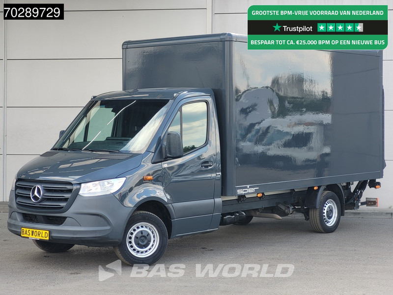 Mercedes-Benz Sprinter 316 CDI Laadklep Bakwagen Airco Camera MBUX CarPlay Euro6 Meubelbak Koffer 19m3 Airco Cruise control - כלי רכב מסחרי עם תיבה: תמונה 1 Mercedes-Benz Sprinter 316 CDI Laadklep Bakwagen Airco Camera MBUX CarPlay Euro6 Meubelbak Koffer 19m3 Airco Cruise control - כלי רכב מסחרי עם תיבה: תמונה 1