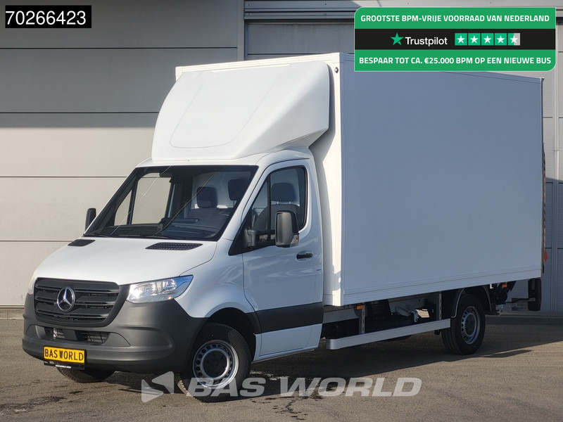 Mercedes-Benz Sprinter 317 CDI Automaat Laadklep Zijdeur Bakwagen Navi Airco Cruise MBUX Euro6 Meubelbak Koffer 12m3 Airco Cruise control - כלי רכב מסחרי עם תיבה: תמונה 1 Mercedes-Benz Sprinter 317 CDI Automaat Laadklep Zijdeur Bakwagen Navi Airco Cruise MBUX Euro6 Meubelbak Koffer 12m3 Airco Cruise control - כלי רכב מסחרי עם תיבה: תמונה 1