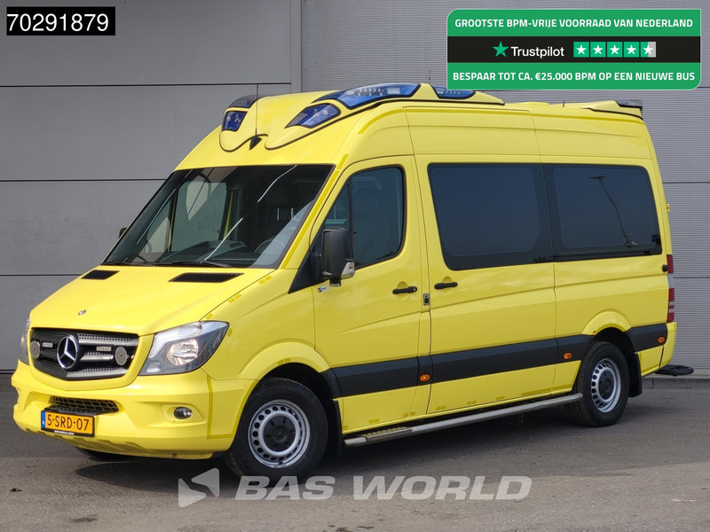 Mercedes-Benz Sprinter 319 CDI Marge! 3.0L V6 Automaat 2x Schuifdeur Airco Cruise Euro6 Krankenwagen Rettungswagen 8m3 Airco Cruise control - אמבולנס: תמונה 1 Mercedes-Benz Sprinter 319 CDI Marge! 3.0L V6 Automaat 2x Schuifdeur Airco Cruise Euro6 Krankenwagen Rettungswagen 8m3 Airco Cruise control - אמבולנס: תמונה 1