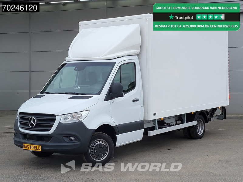 Mercedes-Benz Sprinter 515 CDI Automaat 1000kg Laadklep Dubbellucht Bakwagen MBUX Airco Cruise MBUX Koffer Meubelbak 21m3 Airco Cruise control - כלי רכב מסחרי עם תיבה: תמונה 1 Mercedes-Benz Sprinter 515 CDI Automaat 1000kg Laadklep Dubbellucht Bakwagen MBUX Airco Cruise MBUX Koffer Meubelbak 21m3 Airco Cruise control - כלי רכב מסחרי עם תיבה: תמונה 1