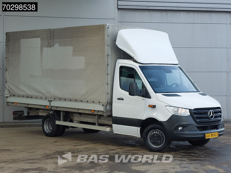 Mercedes-Benz Sprinter 519 CDI 3.0L V6 Automaat 484cm Dubbellucht Huif Bakwagen 190PK Airco Cruise Euro6 Meubelbak Koffer Airco - כלי רכב מסחרי עם וילונות צד: תמונה 3 Mercedes-Benz Sprinter 519 CDI 3.0L V6 Automaat 484cm Dubbellucht Huif Bakwagen 190PK Airco Cruise Euro6 Meubelbak Koffer Airco - כלי רכב מסחרי עם וילונות צד: תמונה 3