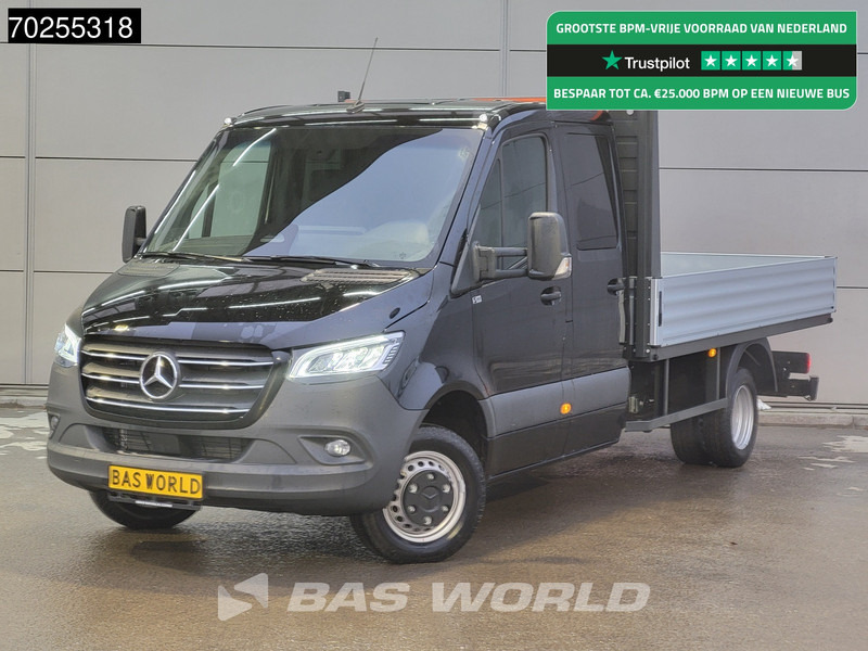 Mercedes-Benz Sprinter 519 CDI Automaat Open Laadbak Dubbel Cabine 3.5t trekhaak LED Navi Camera ACC Pickup Pritsche Airco Dubbel cabine Trekhaak Cruis - כלי רכב מסחרי במיטה שטוחה: תמונה 1 Mercedes-Benz Sprinter 519 CDI Automaat Open Laadbak Dubbel Cabine 3.5t trekhaak LED Navi Camera ACC Pickup Pritsche Airco Dubbel cabine Trekhaak Cruis - כלי רכב מסחרי במיטה שטוחה: תמונה 1