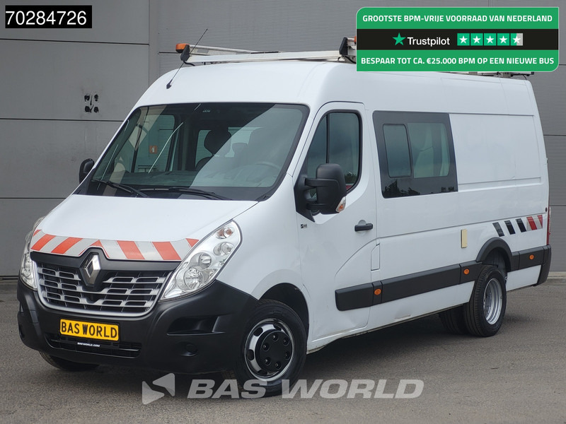 Renault Master 130pk Dubbel Cabine Dubbellucht L3H2 3,5t Trekhaak Airco Cruise Imperiaal Werkplaatsinrichting Euro6 DC Doka Mixto 8m3 Airco Trekhaak - כלי רכב מסחרי עם לוח: תמונה 1 Renault Master 130pk Dubbel Cabine Dubbellucht L3H2 3,5t Trekhaak Airco Cruise Imperiaal Werkplaatsinrichting Euro6 DC Doka Mixto 8m3 Airco Trekhaak - כלי רכב מסחרי עם לוח: תמונה 1