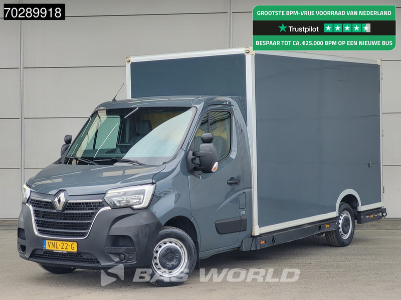 Renault Master 150PK Bakwagen Airco Cruise Luchtvering Meubelbak Plancher Verkoopwagen Foodtruck Paardenwagen 18m3 Airco Cruise control - כלי רכב מסחרי עם תיבה: תמונה 1 Renault Master 150PK Bakwagen Airco Cruise Luchtvering Meubelbak Plancher Verkoopwagen Foodtruck Paardenwagen 18m3 Airco Cruise control - כלי רכב מסחרי עם תיבה: תמונה 1